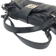 画像をギャラリービューアに読み込む, LOEWE ロエベ アナグラムロゴ金具 ショルダーバッグ ナッパレザー ブラック【中古】 レディース