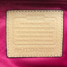 画像をギャラリービューアに読み込む, COACH コーチ マディソン 25169 マデリン イースト ウェスト サッチェル スモール 2WAY ショルダーバッグ レザー ベージュ【中古】レディース