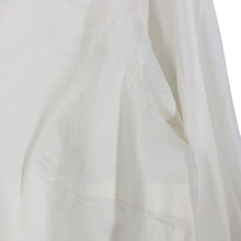 画像をギャラリービューアに読み込む, Burberry London バーバリーロンドン フリルブラウス 長袖シャツ コットン混 ホワイト サイズ46(4L相当)【中古】レディース 大きいサイズ