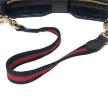 画像をギャラリービューアに読み込む, GUCCI グッチ ムーンサイド 786015 ショルダーバッグ レザー×GGデニム ブルー【中古】【新品同様】【美品】レディース