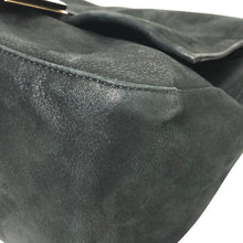 画像をギャラリービューアに読み込む, FENDI フェンディ ビッグマンマバケット ワンショルダー ハンドバッグ 8BR638 スパンコールレザー ブラック【中古】レディース