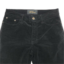 画像をギャラリービューアに読み込む, Les Copains レコパン ストレッチパンツ コットン ブラック サイズ40(M相当)【中古】レディース