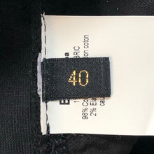 画像をギャラリービューアに読み込む, Les Copains レコパン ストレッチパンツ コットン ブラック サイズ40(M相当)【中古】レディース