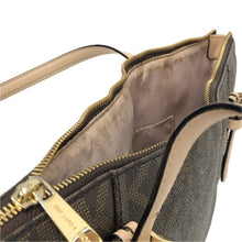 將圖片載入圖庫檢視器 Michael Kors マイケルコース 総柄 トートバッグ PVC×レザー ブラウン【中古】レディース