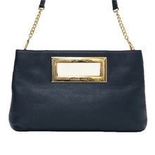 이미지를 갤러리 뷰어에 로드 , Michael Kors マイケルコース クラッチバッグ 2WAY ハンドバッグ ショルダーバッグ レザー ブルー【中古】レディース
