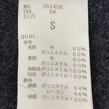 Load image into Gallery viewer, ANTONIO LAVERDA アントニオ ラヴェルダ コート ウール混 ネイビー M相当【中古】メンズ