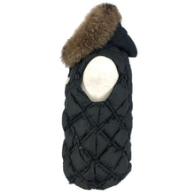 画像をギャラリービューアに読み込む, MONCLER モンクレール ダウンベスト SCAR キルティング ブラック サイズ0(S相当)【中古】メンズ
