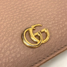 画像をギャラリービューアに読み込む, GUCCI グッチ ダブルG スモールウォレット 456126 二つ折り財布 レザー ブラウン系【中古】レディース