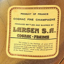 画像をギャラリービューアに読み込む, LARSEN ラーセン バイキングシップ クリアボトル 700ml 箱付 未開栓 コニャック ブランデー【中古】【新品同様】