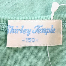 画像をギャラリービューアに読み込む, Shirley Temple シャーリーテンプル フリルスリーブタンク カットソー コットン ミントグリーン サイズ150【中古】【新品同様】【美品】ガールズ