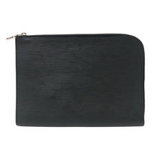 將圖片載入圖庫檢視器 LOUIS VUITTON ルイ・ヴィトン ポシェット ジュールPM クラッチバッグ エピレザー ブラック【中古】メンズ