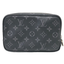 画像をギャラリービューアに読み込む, LOUIS VUITTON ルイ・ヴィトン トゥルース トワレPM M43384 トラベルポーチ モノグラム・エクリプス ブラック【中古】メンズ