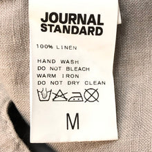画像をギャラリービューアに読み込む, JOURNAL STANDARD ジャーナルスタンダード ボタンフライ パンツ 麻・リネン ベージュ Mサイズ【中古】 メンズ