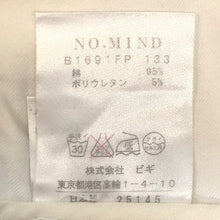 이미지를 갤러리 뷰어에 로드 , NO.MIND ノーマインド クロップドパンツ コットン ホワイト M相当【中古】 レディース