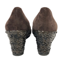 画像をギャラリービューアに読み込む, Argile by Le Coline アージレ バイ ルコライン ウェッジソールパンプス スウェード ブラウン 22.5-23cm相当 レディース