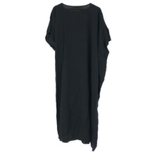 画像をギャラリービューアに読み込む, LIVIANA CONTI リビアナコンティ 半袖 ロング ワンピース レーヨン ブラック S-M相当【中古】【新品同様】【未使用品】レディース