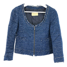 画像をギャラリービューアに読み込む, DES PRES デプレ ノーカラージャケット ブルー サイズ1(S相当)【中古】 レディース
