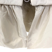 將圖片載入圖庫檢視器 PATRIZIA PEPE パトリッツィアペペ フリル ノーカラージャケット ツイード×ナイロン ベージュ サイズ40(M相当)【中古】 レディース