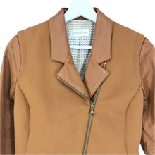 將圖片載入圖庫檢視器 PATRIZIA PEPE パトリッツィアペペ コンビブルゾン 羊革 ブラウン系 サイズ42(L相当)【中古】 レディース