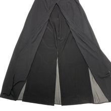 画像をギャラリービューアに読み込む, Joseph Ribkoff ジョセフ リブコフ レイヤードシアー ワイドパンツ ブラック 9号(M相当)【中古】【新品同様】【美品】レディース