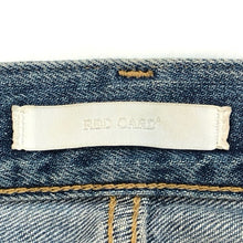 画像をギャラリービューアに読み込む, RED CARD レッドカード Anniversary 25th ダメージデニムパンツ コットン ライトインディゴ サイズ22(XS相当)【中古】 レディース 小さいサイズ