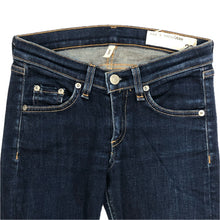 画像をギャラリービューアに読み込む, rag & bone ラグアンドボーン カプリ丈 デニムパンツ コットン インディゴ サイズ23(XS-S相当)【中古】 レディース