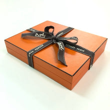 画像をギャラリービューアに読み込む, HERMES エルメス アクセサリー 空箱 ジュエリーケース ショッパー リボン 3点セット【中古】