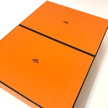 画像をギャラリービューアに読み込む, HERMES エルメス 空箱 靴箱 シューズ袋(2足分) ショッパー リボン 各2点セット 070 BIS ▲【中古】