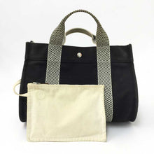 画像をギャラリービューアに読み込む, エルメス HERMES カンヌPM ポーチ付きハンドバッグ ブラック 中古