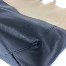 画像をギャラリービューアに読み込む, セリーヌ CELINE トートバッグ ホリゾンタルカバ バイカラー ブラック ライトブラウン【中古】