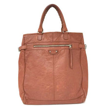 將圖片載入圖庫檢視器 バレンシアガ BALENCIAGA クラシック ヘキサゴン トートバッグ ブラウン 中古