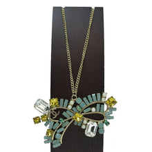 画像をギャラリービューアに読み込む, シャネル CHANEL ネックレス カラーストーン 05P シルバー【中古】