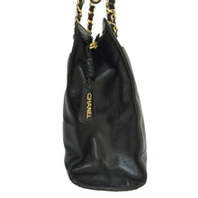 画像をギャラリービューアに読み込む, シャネル CHANEL ココマーク チェーン トートバッグ ダークブラウン【中古】