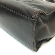 画像をギャラリービューアに読み込む, シャネル CHANEL ココマーク チェーン トートバッグ ダークブラウン【中古】