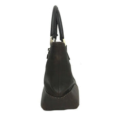 画像をギャラリービューアに読み込む, ロエベ LOEWE アマソナ アナグラム トートバッグ  ダークブラウン【中古】