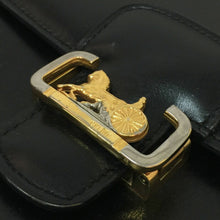 画像をギャラリービューアに読み込む, セリーヌ CELINE 馬車金具 ショルダーバッグ ブラック【中古】