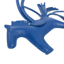 画像をギャラリービューアに読み込む, エルメス HERMES ロデオPM チャーム バッグチャーム U刻 ブルーザンジバル【中古】【新品同様】【美品】