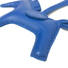 画像をギャラリービューアに読み込む, エルメス HERMES ロデオPM チャーム バッグチャーム U刻 ブルーザンジバル【中古】【新品同様】【美品】