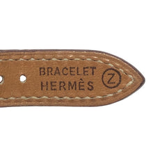 画像をギャラリービューアに読み込む, HERMES エルメス ケリーウォッチ 腕時計 ゴールド ブラウン OZ刻印 クオーツ ホワイト文字盤【中古】 レディース