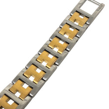 이미지를 갤러리 뷰어에 로드 , HERMES エルメス 24mm クリッパー 51.03 腕時計 ステンレススチール/GP コンビ クオーツ ホワイト文字盤【中古】 レディース