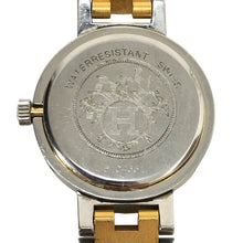 이미지를 갤러리 뷰어에 로드 , HERMES エルメス クリッパー 24mm 51.03 腕時計 GP/SS コンビ クオーツ アイボリー文字盤【中古】 レディース