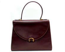 画像をギャラリービューアに読み込む, カルティエ Cartier マストライン ハンドバッグ ボルドー 中古