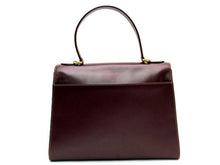 画像をギャラリービューアに読み込む, カルティエ Cartier マストライン ハンドバッグ ボルドー 中古