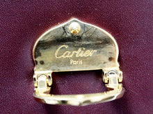 画像をギャラリービューアに読み込む, カルティエ Cartier ハンドバッグ ボルドー レザー 中古