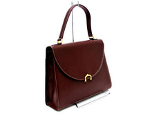 画像をギャラリービューアに読み込む, カルティエ Cartier ハンドバッグ ボルドー レザー 中古
