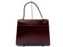 画像をギャラリービューアに読み込む, カルティエ Cartier ハンドバッグ ボルドー レザー 中古