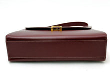 画像をギャラリービューアに読み込む, カルティエ Cartier ハンドバッグ ボルドー レザー 中古