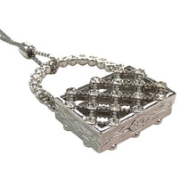 画像をギャラリービューアに読み込む, SWAROVSKI スワロフスキー バッグモチーフ ネックレス シルバー【中古】レディース
