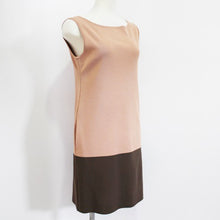 Load image into Gallery viewer, FOXEY NEW YORK フォクシー アメリカンビューティー ワンピース テラコッタ×グレイッシュブラウン サイズ40(M相当)【中古】レディース
