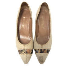 画像をギャラリービューアに読み込む, TRUSSARDI トラサルディ パンプス レザー ベージュ サイズ5(22.5-23cm相当) 5cmヒール【中古】レディース
